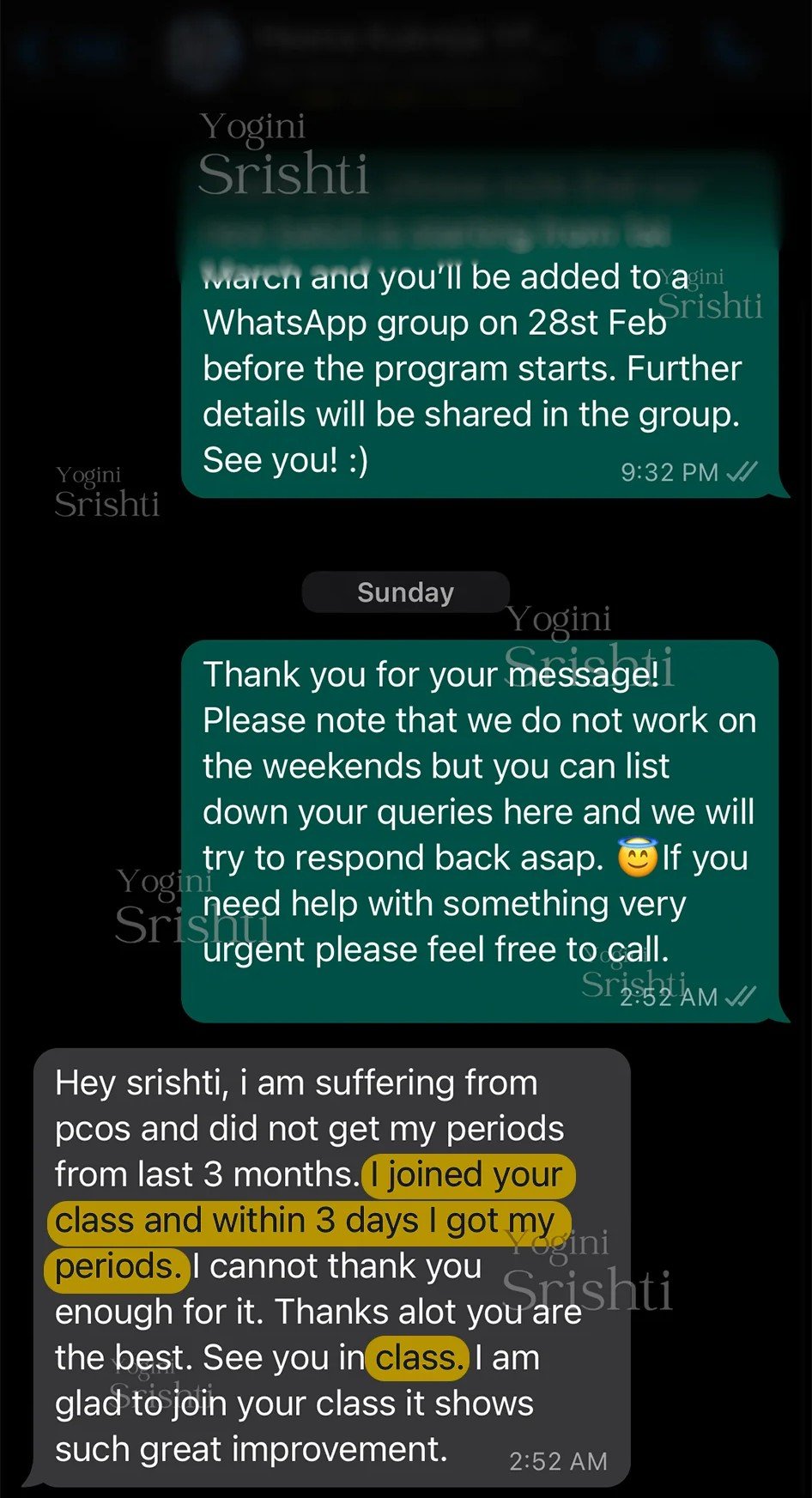 TheraYog mother testimonial 3